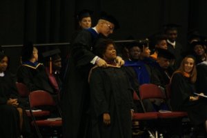 Proudly being hooded Sept 23 2012