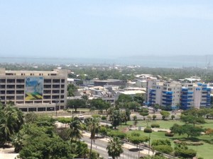 Balcony view in Kingston