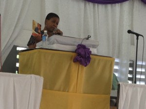 Me speaking 2 - Talking about my book