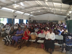 The people as I spoke