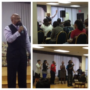 Bishop Hilliard speaks on "I Will Not Bow Down" on the opening night of the Singles Conference