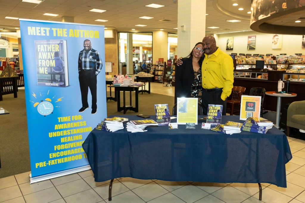 Rick and Cathy at Rick's first book signing at Barnes & Noble in Charlotte, NC.